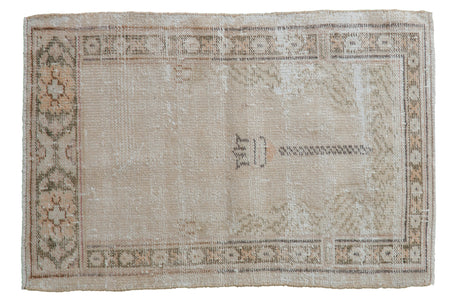 2x3.5 Vintage Distressed Oushak Rug // ONH Item 8986