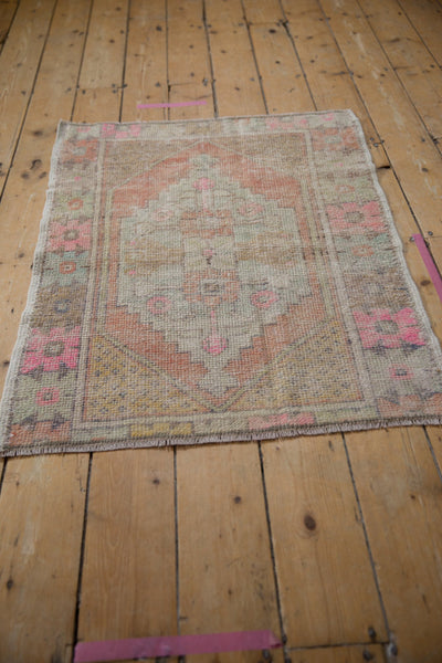 2.5x3.5 Vintage Distressed Oushak Rug // ONH Item 8991 Image 6