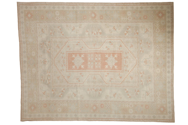 6.5x8.5 Vintage Distressed Oushak Carpet // ONH Item 9001