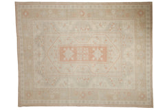 6.5x8.5 Vintage Distressed Oushak Carpet // ONH Item 9001