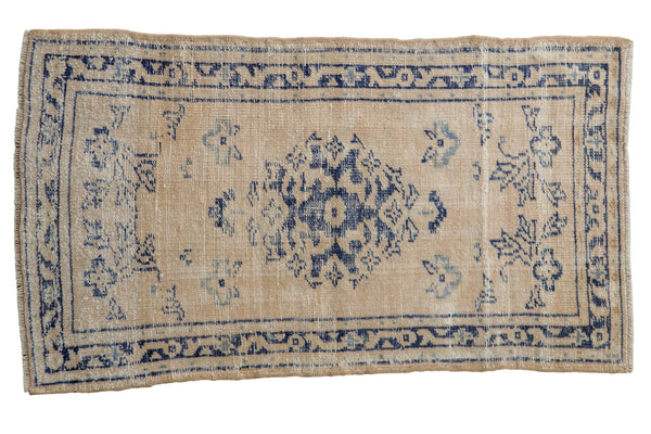 2.5x4 Vintage Distressed Oushak Rug // ONH Item 9007