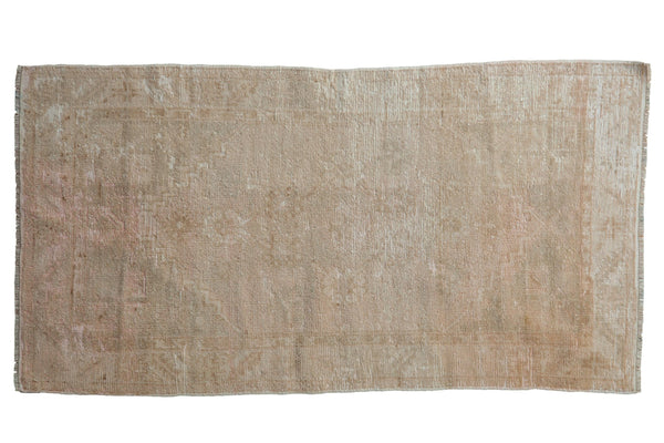2.5x5 Vintage Distressed Oushak Rug Runner // ONH Item 9008
