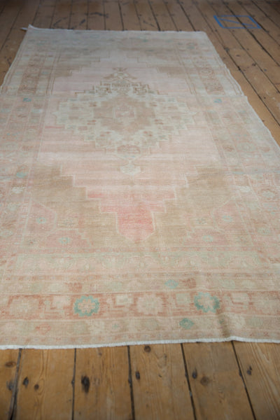 4.5x9 Vintage Distressed Oushak Rug Runner // ONH Item 9011 Image 3