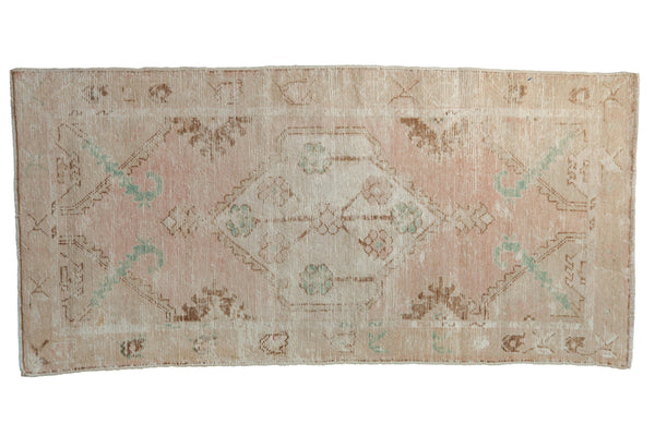 2.5x5.5 Vintage Distressed Oushak Rug Runner // ONH Item 9012