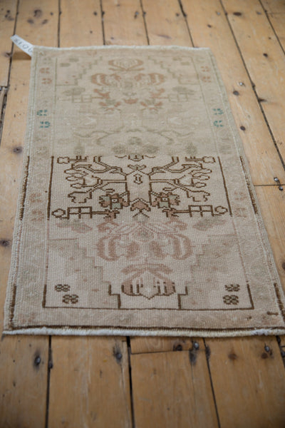 2x3.5 Vintage Distressed Oushak Rug // ONH Item 9013 Image 2