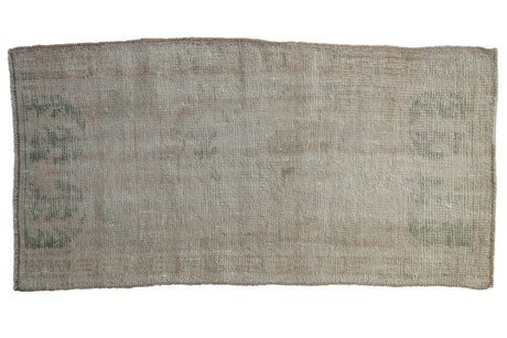 2x4 Vintage Distressed Oushak Rug Runner // ONH Item 9014
