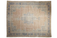 8.5x10.5 Vintage Distressed Oushak Carpet // ONH Item 9021