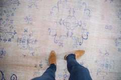 8.5x11 Vintage Distressed Oushak Carpet // ONH Item 9029 Image 1