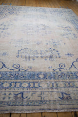 8.5x11 Vintage Distressed Oushak Carpet // ONH Item 9029 Image 7