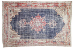 8x12 Vintage Distressed Sparta Carpet // ONH Item 9030