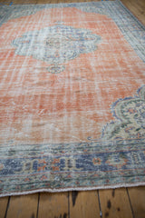 8x11.5 Vintage Distressed Oushak Carpet // ONH Item 9031 Image 7