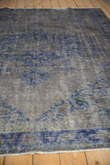 6.5x9 Vintage Distressed Overdyed Oushak Carpet // ONH Item 9034 Image 3