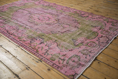 5x8.5 Vintage Distressed Overdyed Oushak Carpet // ONH Item 9037 Image 4