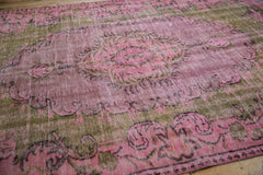 5x8.5 Vintage Distressed Overdyed Oushak Carpet // ONH Item 9037 Image 6