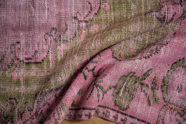 5x8.5 Vintage Distressed Overdyed Oushak Carpet // ONH Item 9037 Image 7