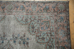 5x8 Vintage Distressed Overdyed Oushak Carpet // ONH Item 9038 Image 7