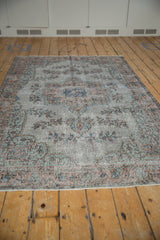 5x8 Vintage Distressed Overdyed Oushak Carpet // ONH Item 9038 Image 8