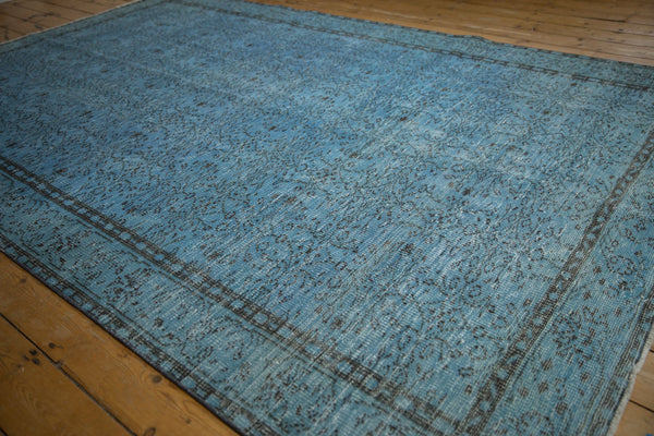 6.5x10.5 Vintage Distressed Overdyed Oushak Carpet // ONH Item 9040 Image 2