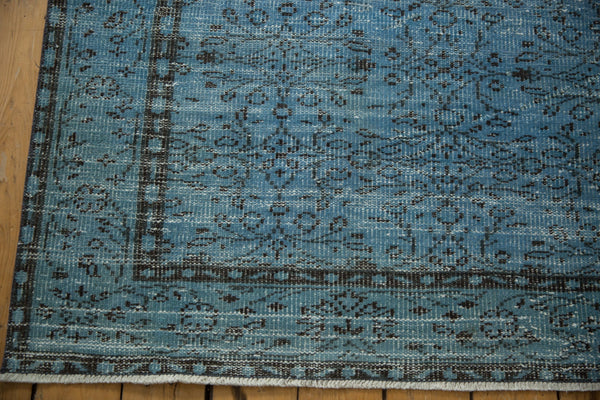 6.5x10.5 Vintage Distressed Overdyed Oushak Carpet // ONH Item 9040 Image 7