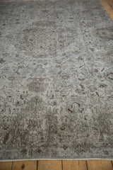 6.5x10.5 Vintage Distressed Overdyed Oushak Carpet // ONH Item 9041 Image 3