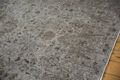 6.5x10.5 Vintage Distressed Overdyed Oushak Carpet // ONH Item 9041 Image 6