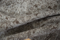 6.5x10.5 Vintage Distressed Overdyed Oushak Carpet // ONH Item 9041 Image 7