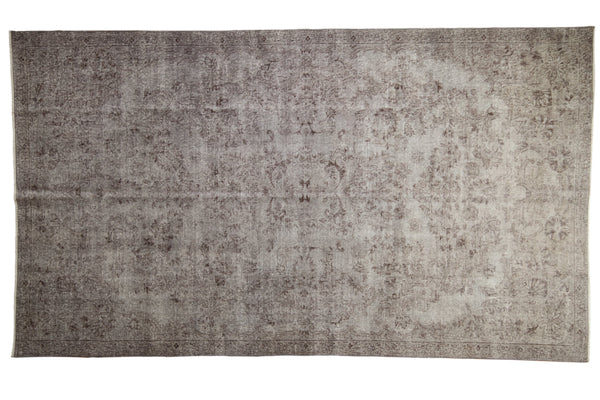 5.5x10 Vintage Distressed Overdyed Oushak Carpet // ONH Item 9044
