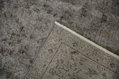5.5x10 Vintage Distressed Overdyed Oushak Carpet // ONH Item 9044 Image 9