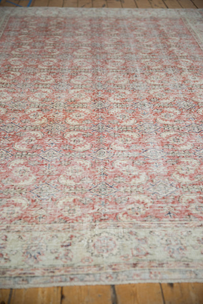 6.5x10 Vintage Distressed Oushak Carpet // ONH Item 9048 Image 4