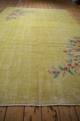 5.5x9.5 Vintage Distressed Oushak Carpet // ONH Item 9049 Image 6
