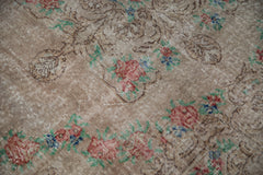 5.5x9.5 Vintage Distressed Overdyed Oushak Carpet // ONH Item 9051 Image 6