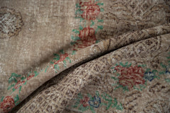 5.5x9.5 Vintage Distressed Overdyed Oushak Carpet // ONH Item 9051 Image 10