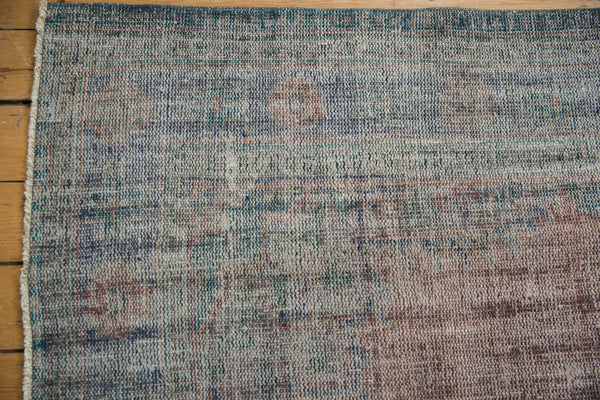 5.5x9 Vintage Distressed Overdyed Oushak Carpet // ONH Item 9053 Image 3