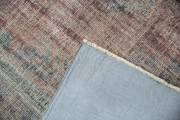 5.5x9 Vintage Distressed Overdyed Oushak Carpet // ONH Item 9053 Image 11