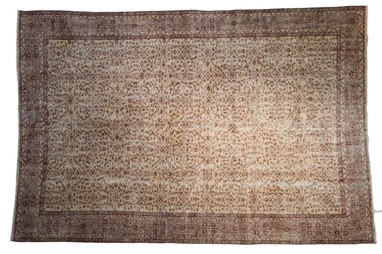 6.5x10 Vintage Distressed Sparta Carpet // ONH Item 9062