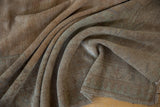 Reverse view of a vintage Oushak runner showing its textured, hand-knotted foundation.