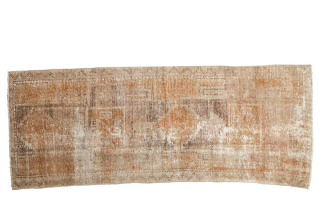 3x7 Vintage Distressed Oushak Rug Runner // ONH Item 9071