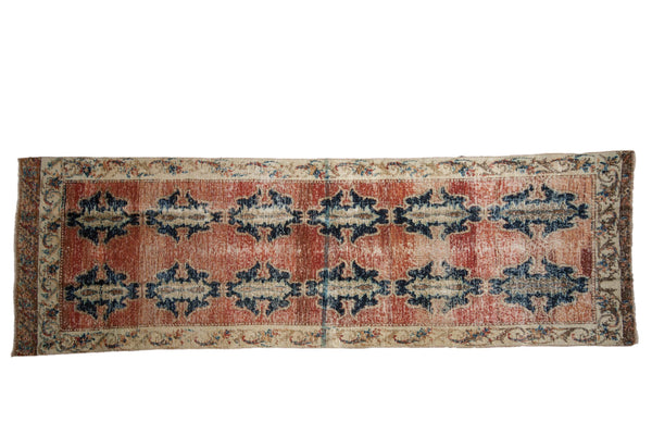 3x10.5 Vintage Distressed Sparta Rug Runner // ONH Item 9073