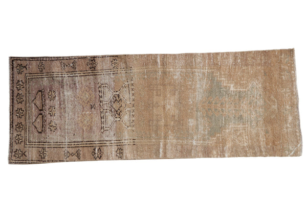 2.5x6.5 Vintage Distressed Oushak Rug Runner // ONH Item 9078