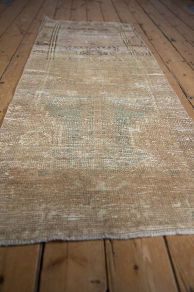 2.5x6.5 Vintage Distressed Oushak Rug Runner // ONH Item 9078 Image 2