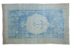 5x8 Vintage Distressed Oushak Carpet // ONH Item 9080