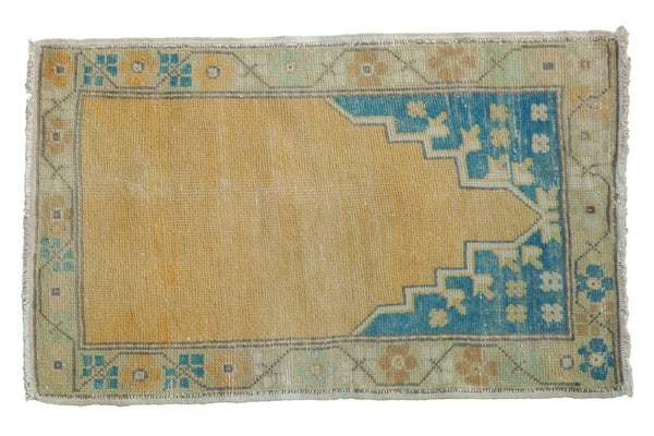 2.5x4 Vintage Distressed Oushak Rug // ONH Item 9081