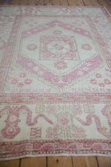 6x8.5 Vintage Distressed Oushak Carpet // ONH Item 9082 Image 3