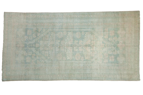 4x8.5 Vintage Distressed Oushak Rug Runner // ONH Item 9087