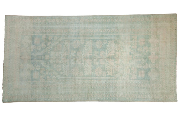 4x8.5 Vintage Distressed Oushak Rug Runner // ONH Item 9087