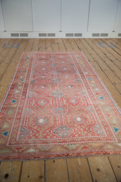 4x8.5 Vintage Distressed Oushak Rug Runner // ONH Item 9091 Image 6