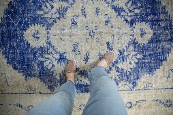 5.5x7.5 Vintage Distressed Oushak Carpet // ONH Item 9092 Image 1