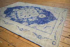 5.5x7.5 Vintage Distressed Oushak Carpet // ONH Item 9092 Image 2