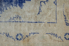 5.5x7.5 Vintage Distressed Oushak Carpet // ONH Item 9092 Image 5