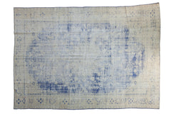 7.5x11 Vintage Distressed Oushak Carpet // ONH Item 9093
